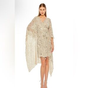 MacDuggal 94044 Cape Dress MRSP $598